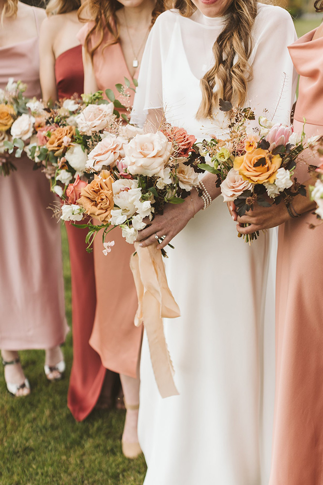 mix and match bridesmaid dresses